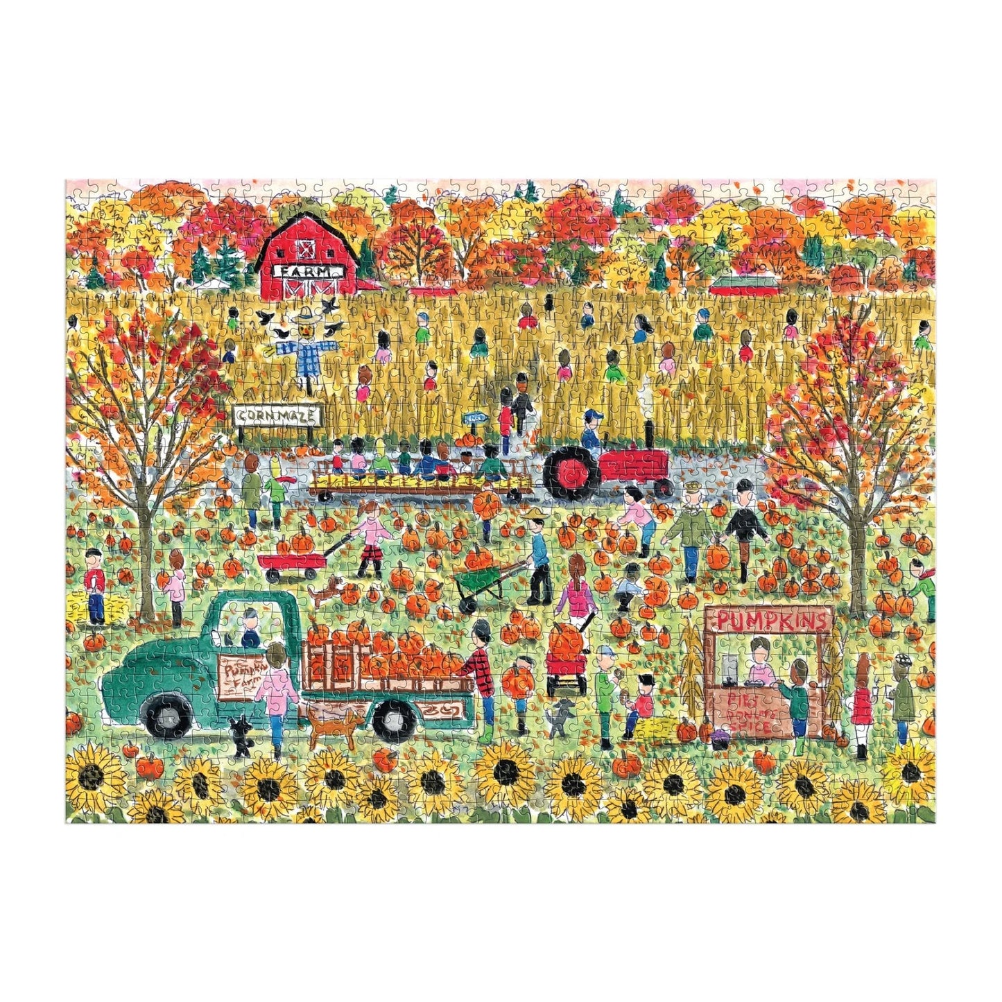 Michael Storrings Pumpkin Patch - 1000 Piece Jigsaw Puzzle
