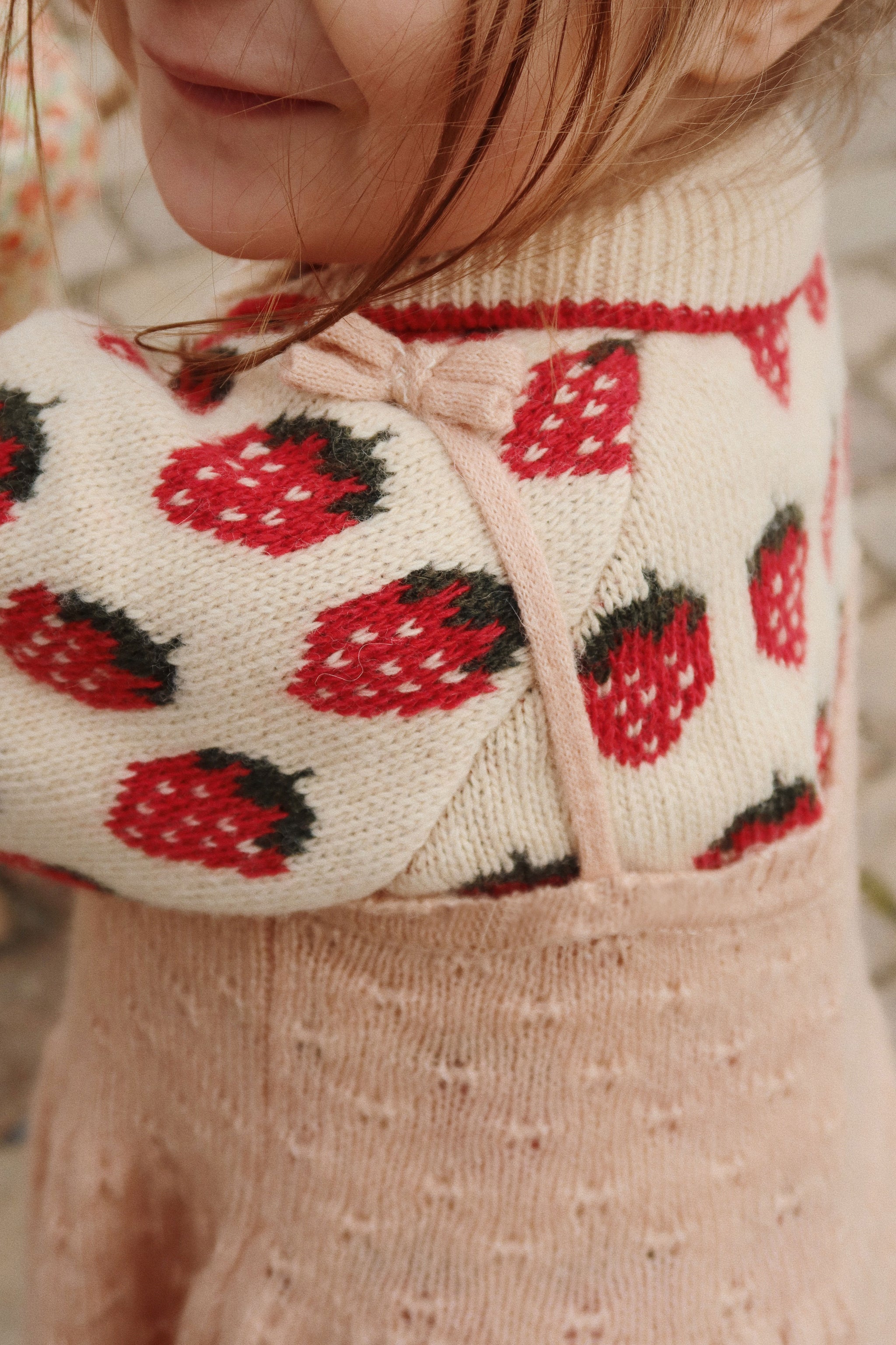 Konges Slojd - Belou Knit Cardigan - Strawberry