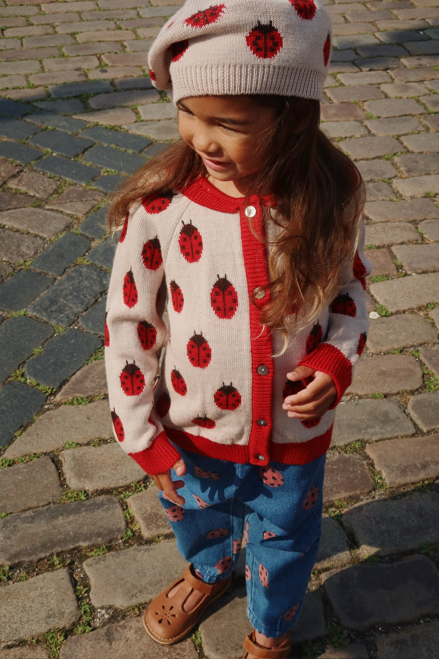 Konges Slojd - Belou Knit Ladybug Cardigan