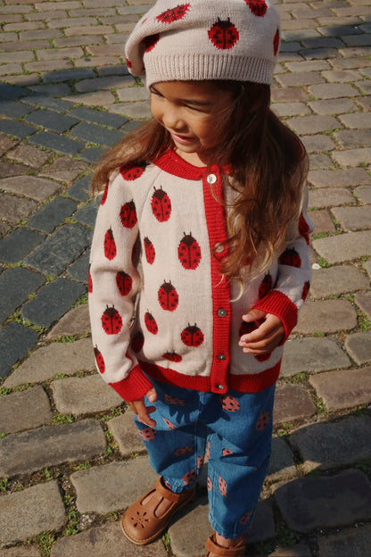 Konges Slojd - Belou Knit Ladybug Cardigan