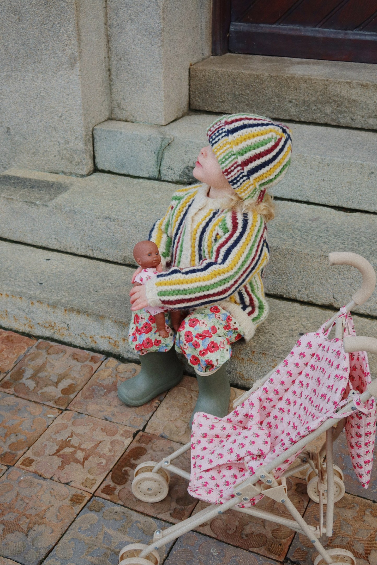 Konges Slojd - Cheeky Doll Stroller - Rosie Rose