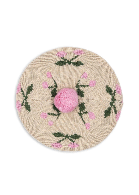 Konges Slojd - Belou Knit Beret - Cherry