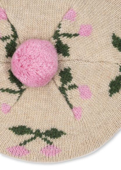 Konges Slojd - Belou Knit Beret - Cherry