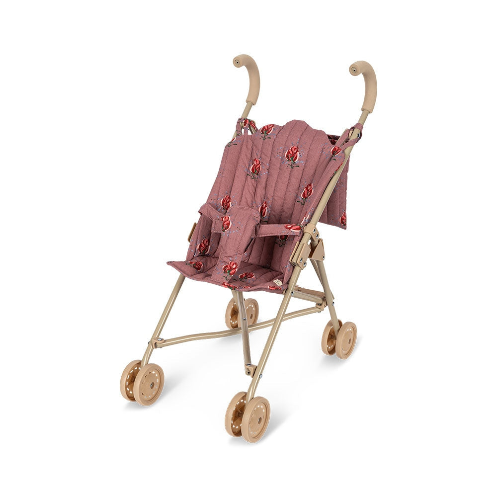 Konges Slojd - Doll Stroller - Vita Rosa Blush Glitter