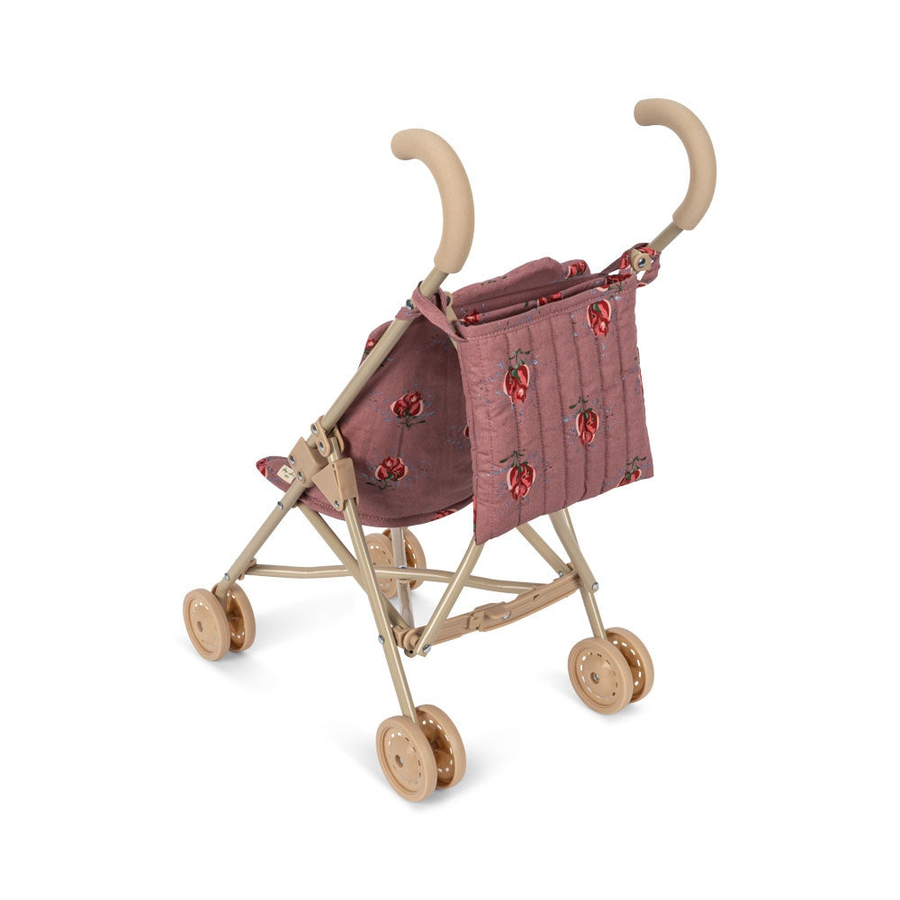 Konges Slojd - Doll Stroller - Vita Rosa Blush Glitter