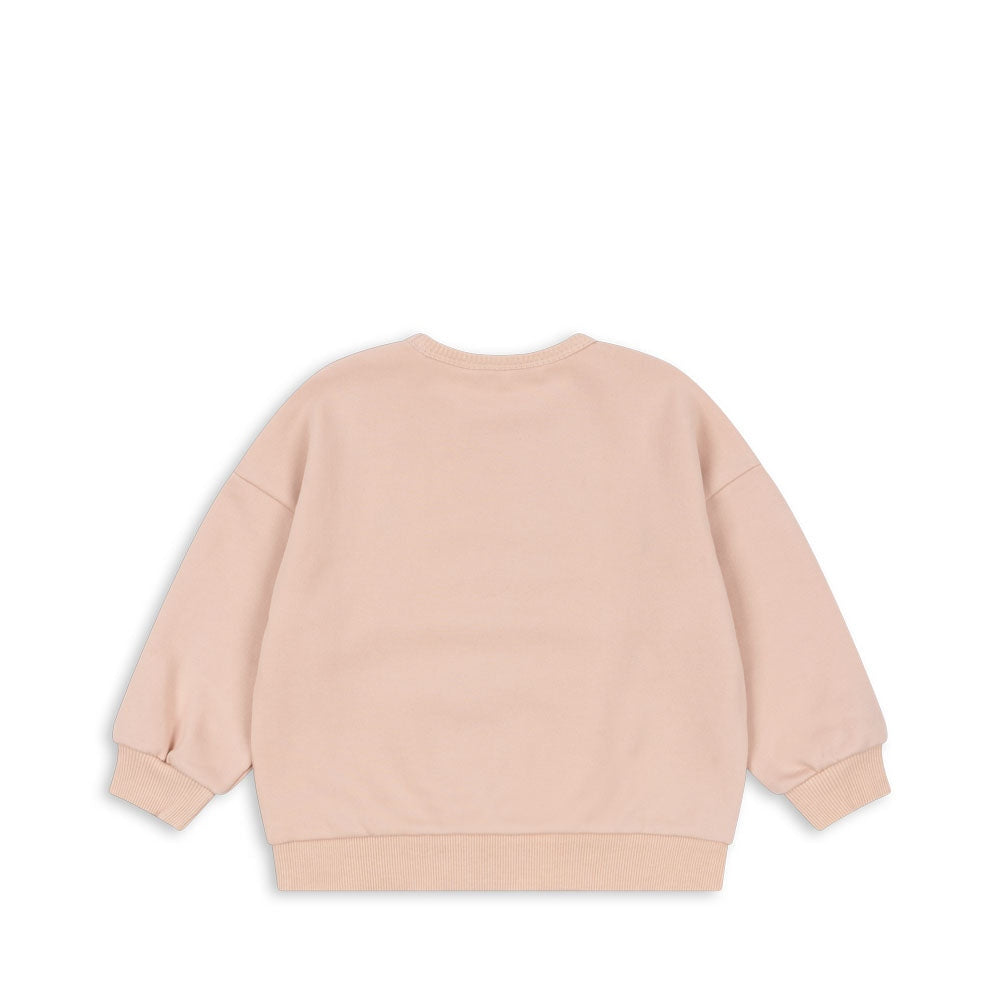 Konges Slojd - Lou Glitter Sweatshirt OCS -  Cameo Rose