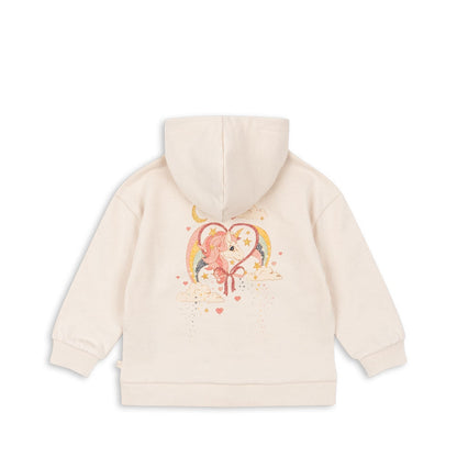 Konges Slojd - Loupy Lou Hoodie GOTS -  Ecru