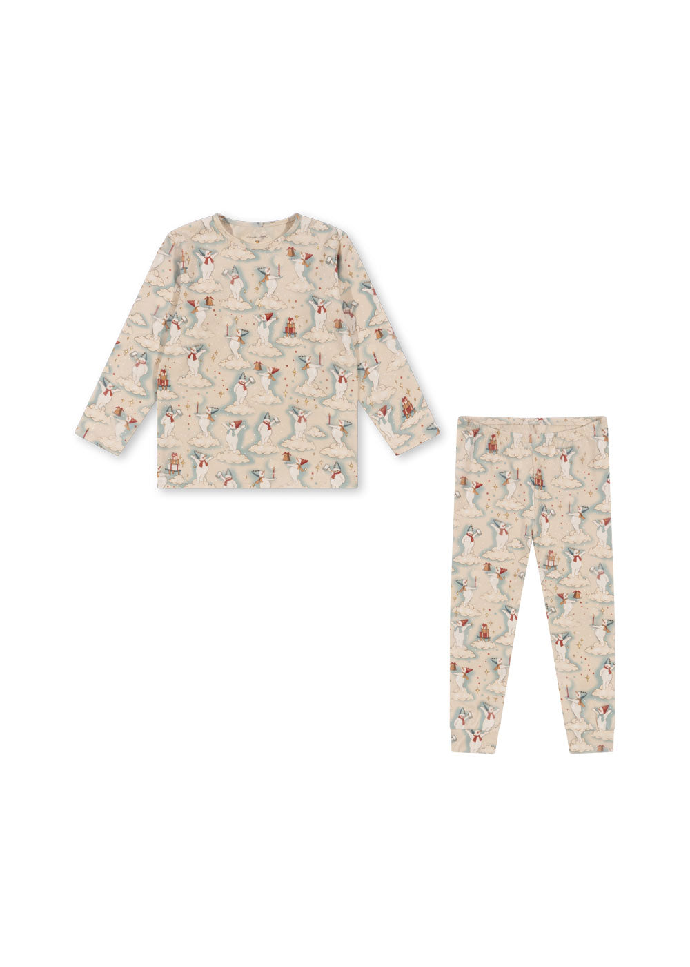 Konges Slojd - Basic Blouse/Pants PJ Set - Let It Snow