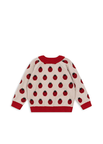 Konges Slojd - Belou Knit Ladybug Cardigan