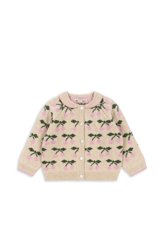 Konges Slojd - Belou Knit Cardigan - Cherry