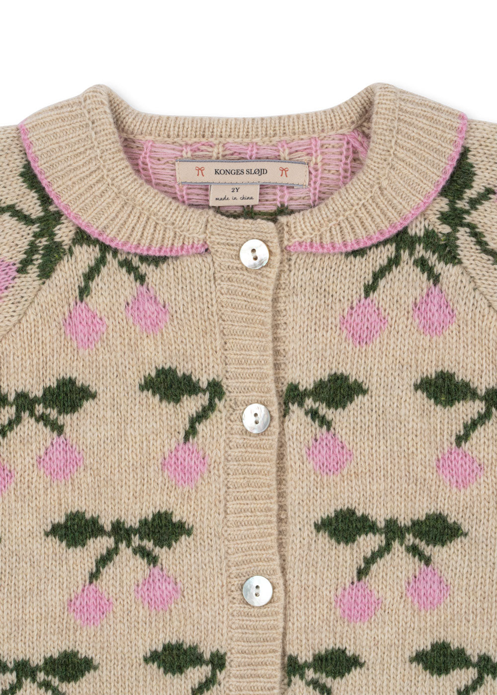 Konges Slojd - Belou Knit Cardigan - Cherry
