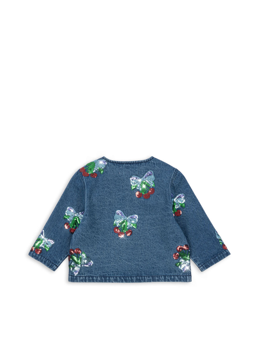Konges Slojd - Magot Sequin Denim Jacket GOTS - Amarena Sequin