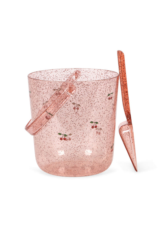 Konges Slojd - Glitter Bucket and Shovel - Cherry
