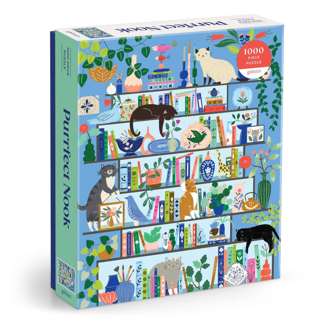 Purrfect Nook - 1000pc Jigsaw Puzzle - Galison - littleyoyo.ca