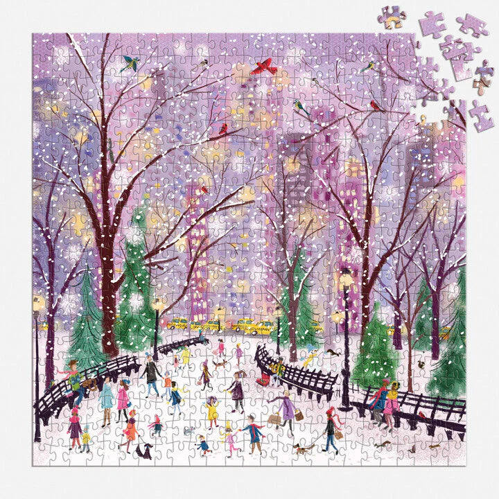 Joy Laforme Snowy Night - 500pc Jigsaw Puzzle