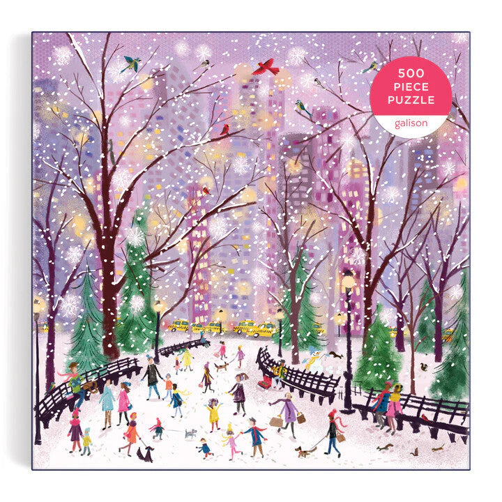 Joy Laforme Snowy Night - 500pc Jigsaw Puzzle