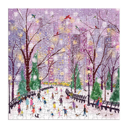 Joy Laforme Snowy Night - 500pc Jigsaw Puzzle