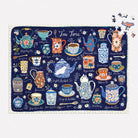 Tea Time - 1000pc Jigsaw Puzzle with Shaped Pieces - Galison - littleyoyo.ca