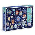 Tea Time - 1000pc Jigsaw Puzzle with Shaped Pieces - Galison - littleyoyo.ca
