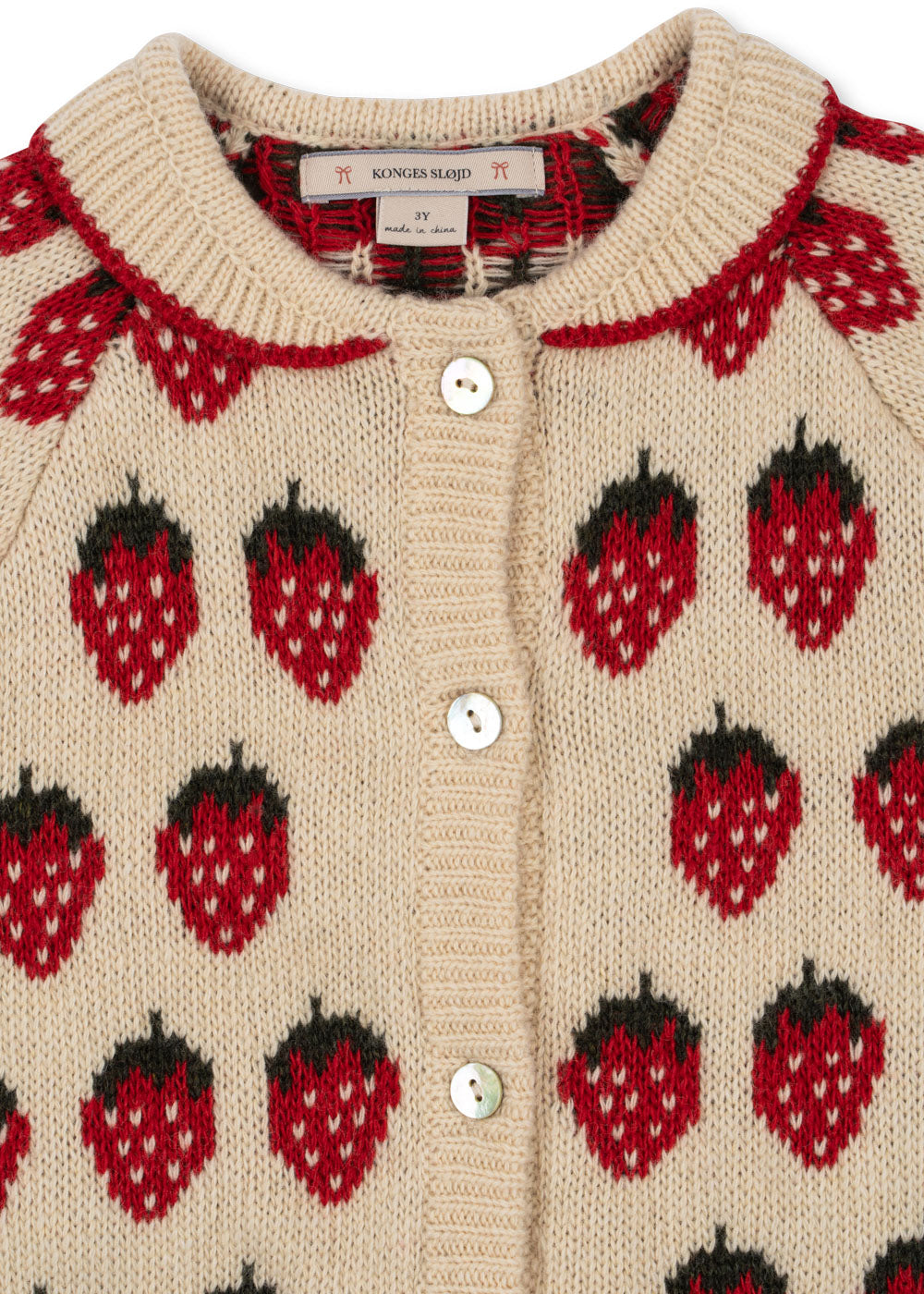 Konges Slojd - Belou Knit Cardigan - Strawberry