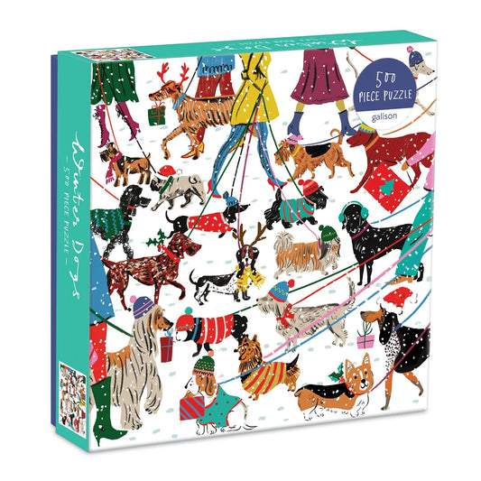 Winter Dogs - 500 Piece Jigsaw Puzzle