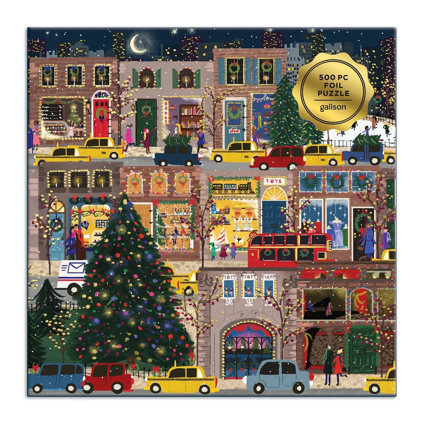 Winter Lights - 500 Piece Foil Jigsaw Puzzle