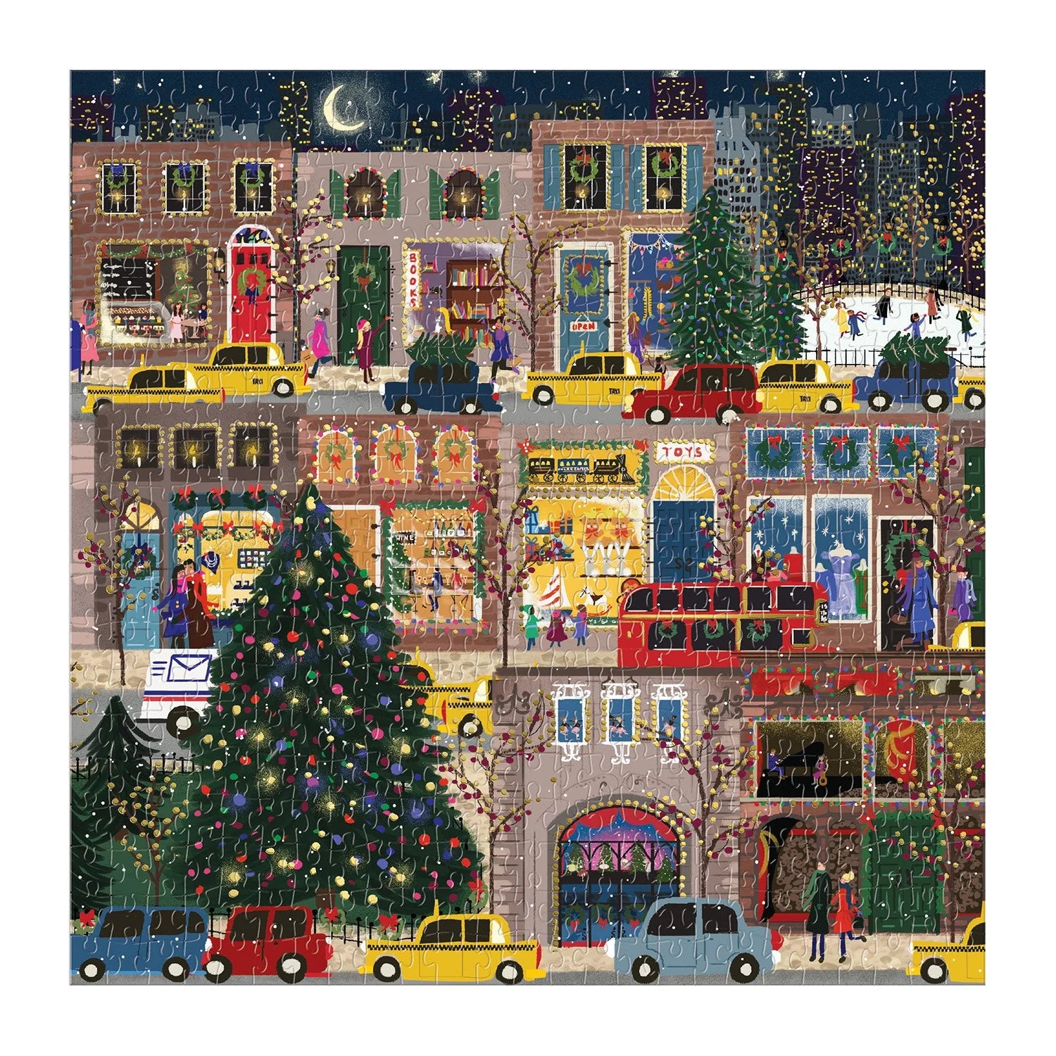 Winter Lights - 500 Piece Foil Jigsaw Puzzle - Galison - littleyoyo.ca