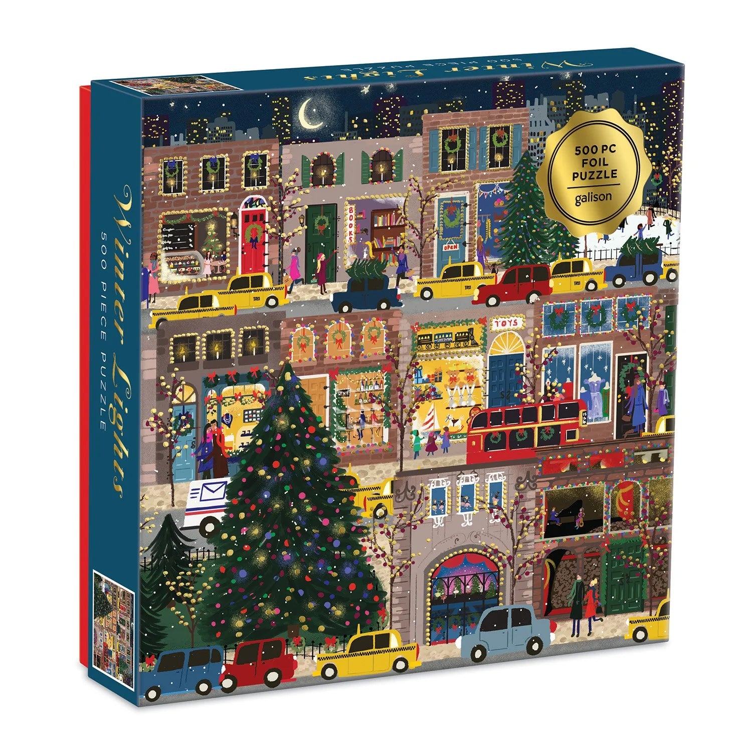 Winter Lights - 500 Piece Foil Jigsaw Puzzle - Galison - littleyoyo.ca