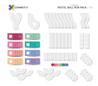 Connetix - Pastel Ball Run Pack - 106 Piece Magnetic Tiles - Connetix - littleyoyo.ca