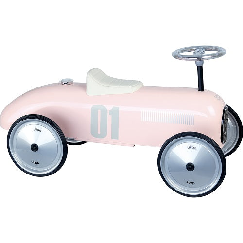 Vilac - Vintage Ride- On Car - Light Pink