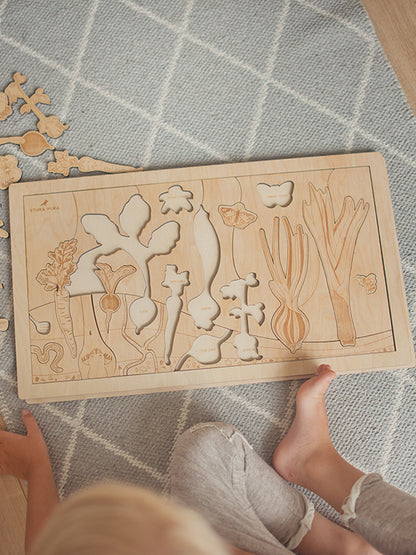 Stuka Puka - Secret Garden Wooden Puzzle