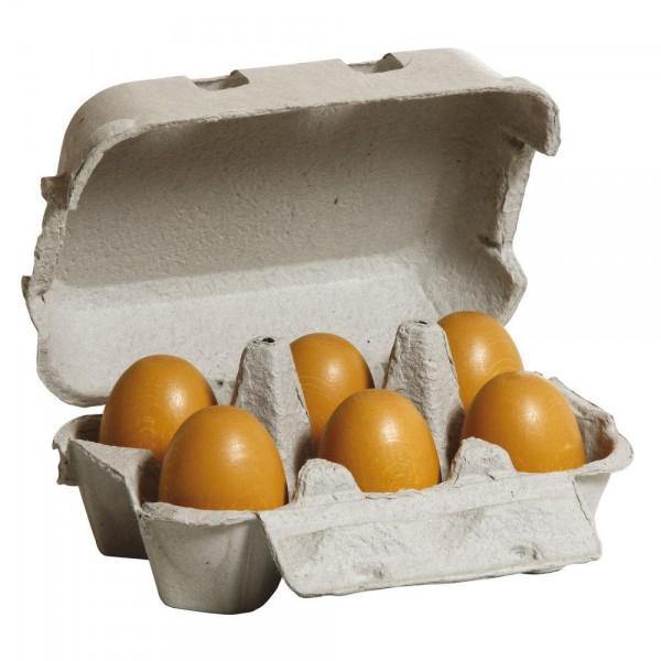 Erzi - Eggs Brown Sixpack - Erzi - littleyoyo.ca
