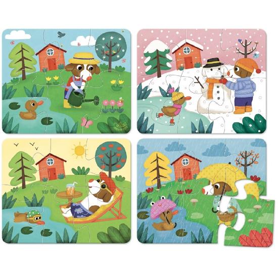 Vilac - Wooden Puzzle Four Seasons - Vilac - littleyoyo.ca