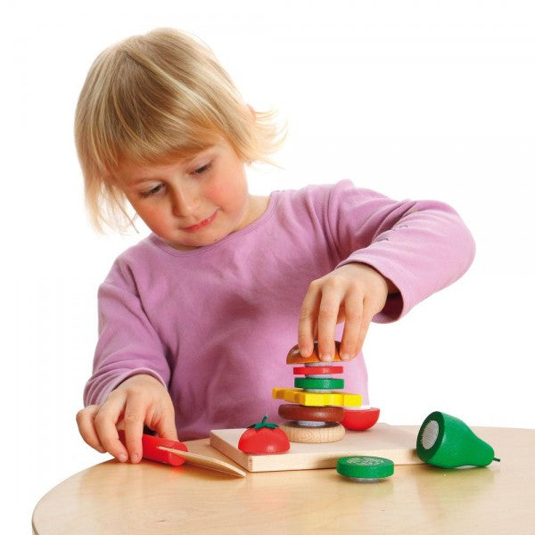 Erzi - Cheeseburger Cutting Set - Erzi - littleyoyo.ca