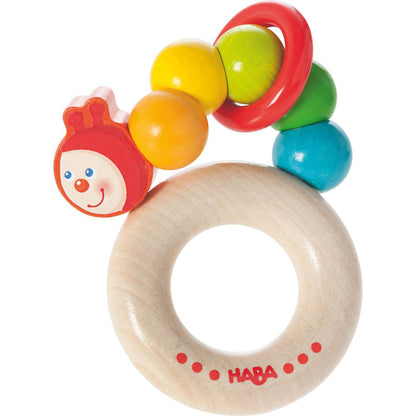 HABA - Clutching Toy Rainbow Caterpillar