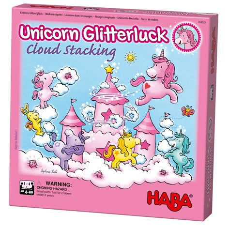 HABA - Unicorn Glitterluck - Cloud Stacking