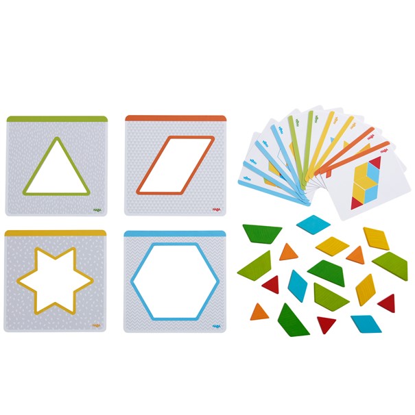 HABA - Arranging Game Colorful Shapes - HABA - littleyoyo.ca