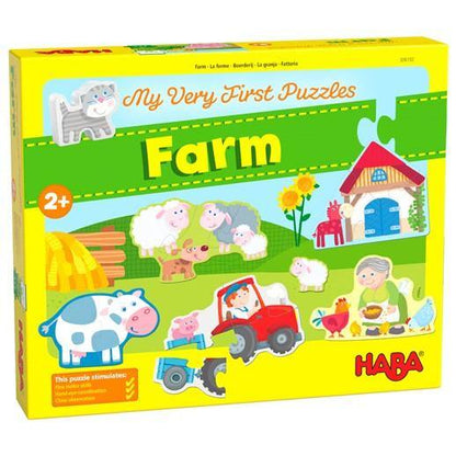 HABA - My Very First Puzzles - Farm - HABA - littleyoyo.ca