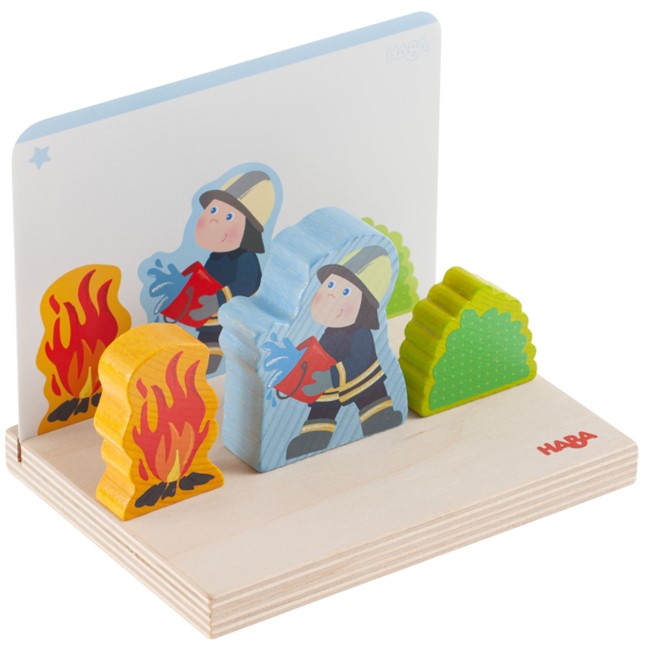 HABA - Fire Bridge Stacking Toy - HABA - littleyoyo.ca