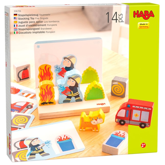HABA - Fire Bridge Stacking Toy - HABA - littleyoyo.ca