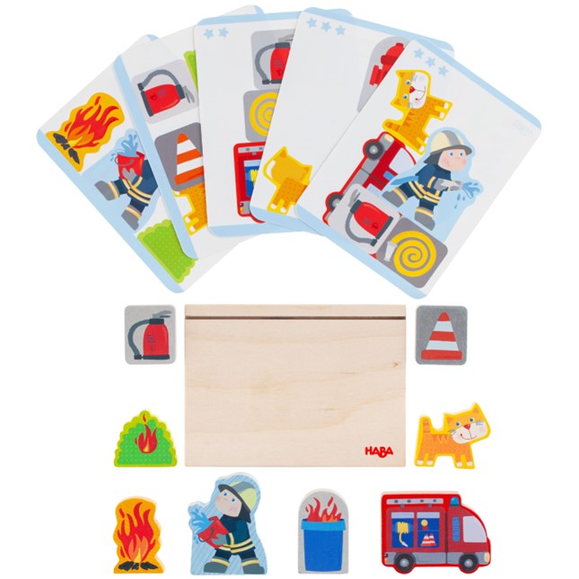 HABA - Fire Bridge Stacking Toy - HABA - littleyoyo.ca