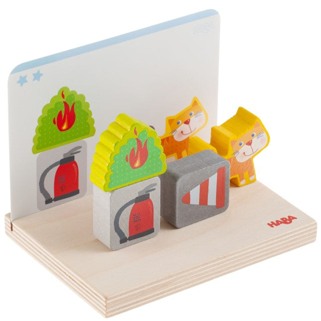 HABA - Fire Bridge Stacking Toy - HABA - littleyoyo.ca
