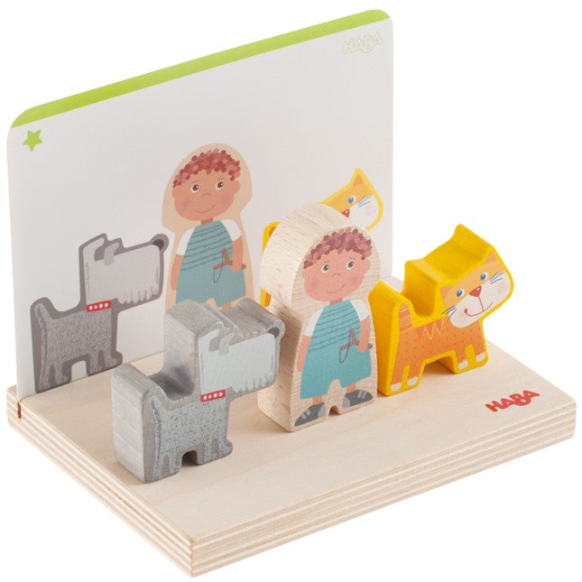 HABA - On the Farm Stacking Toy - HABA - littleyoyo.ca