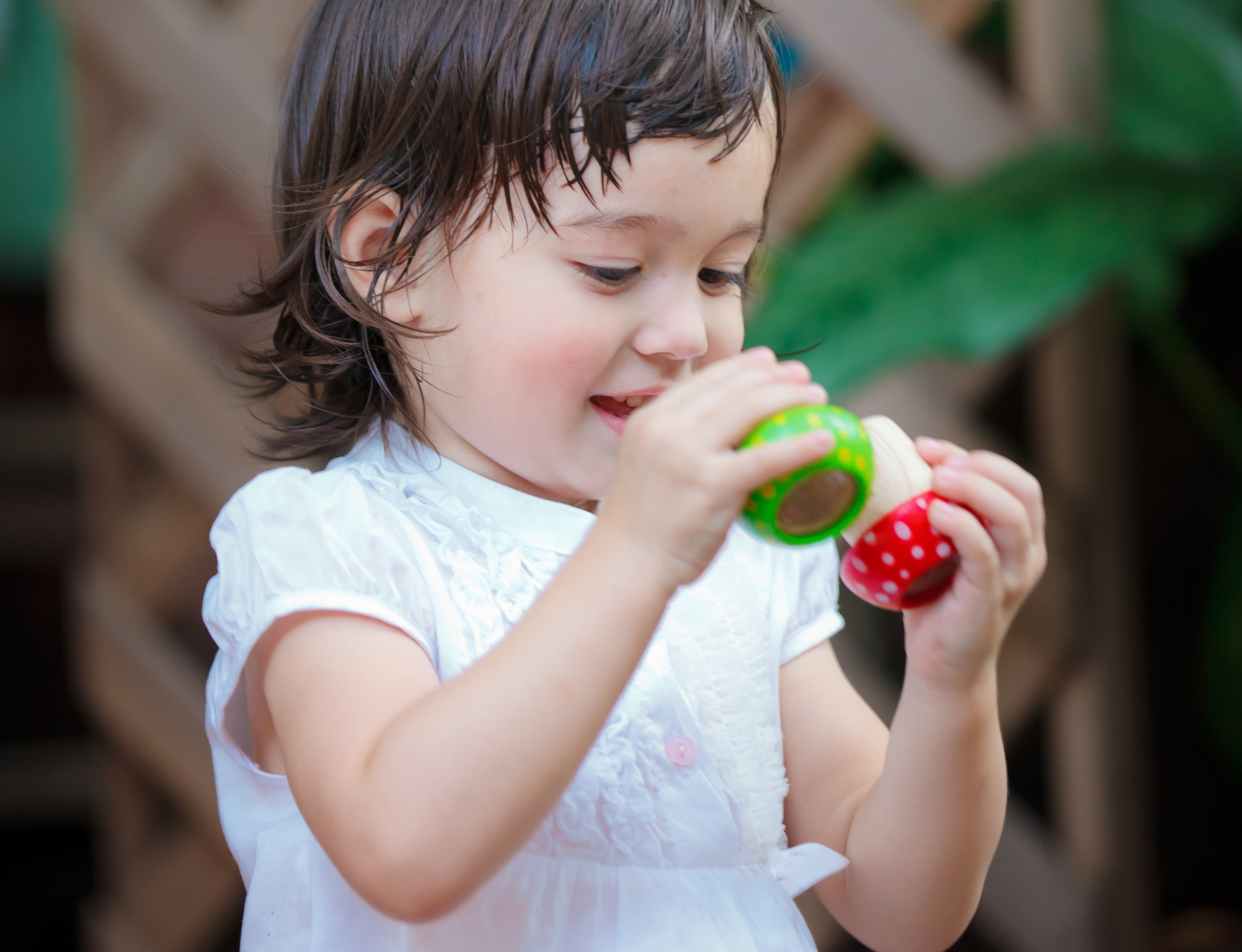PlanToys - Mushroom Kaleidoscope Red - PlanToys - littleyoyo.ca