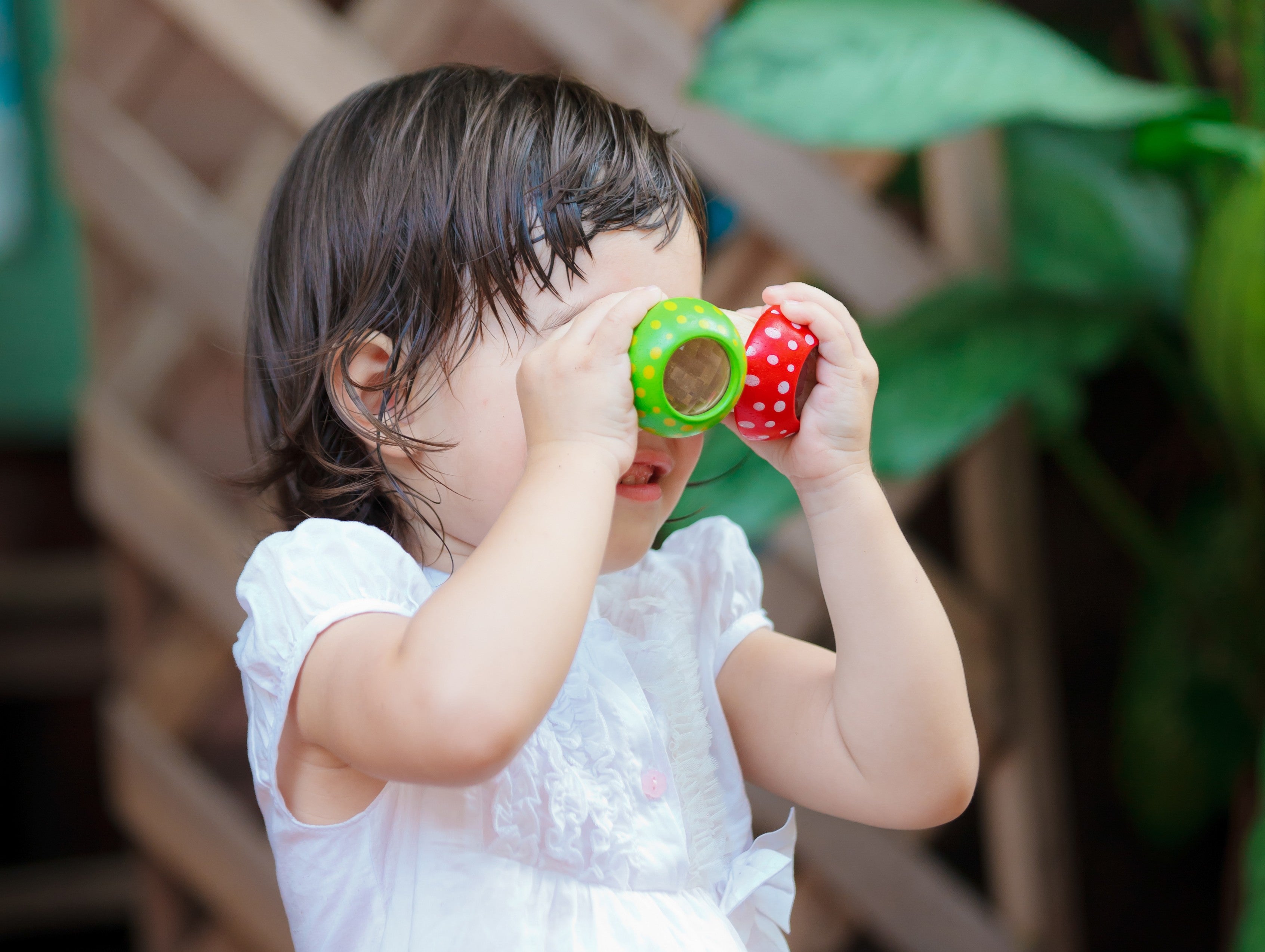 PlanToys - Mushroom Kaleidoscope Red - PlanToys - littleyoyo.ca