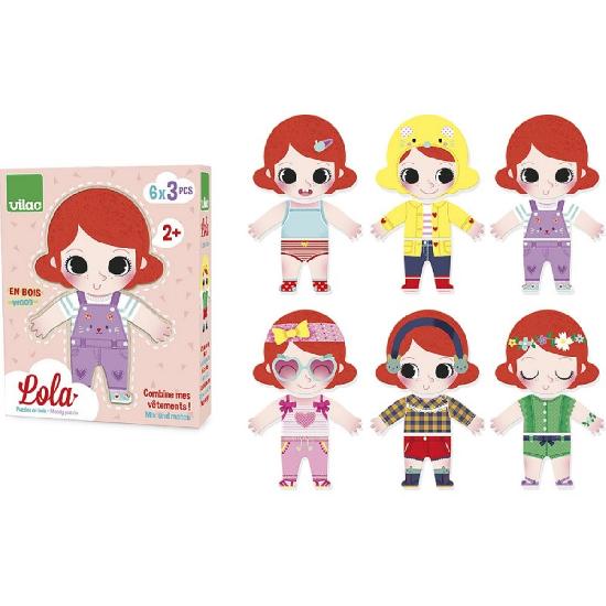 Vilac - Wooden Puzzle Lola Moody - Vilac - littleyoyo.ca