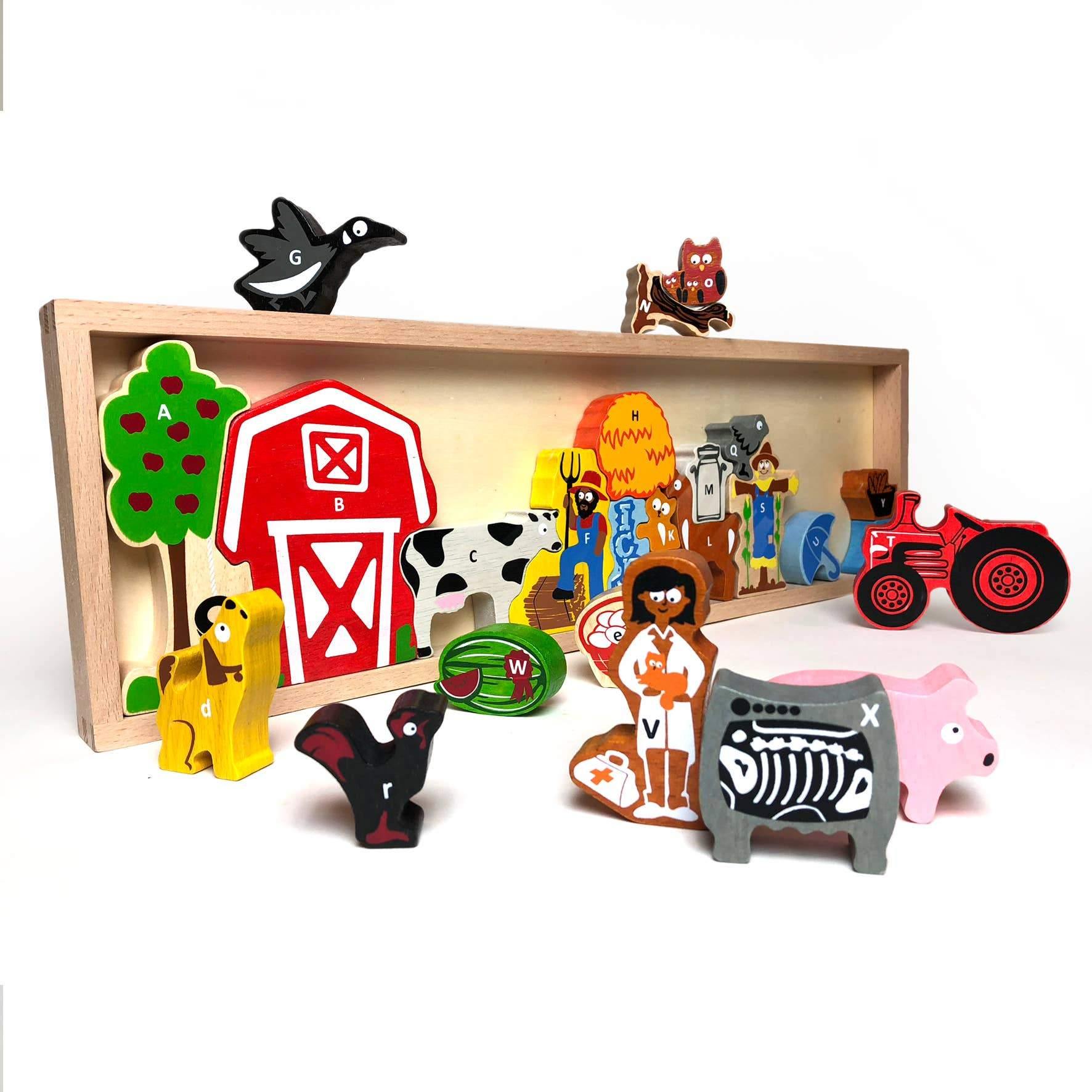 BeginAgain - Farm A to Z Puzzle and Playset - BeginAgain - littleyoyo.ca