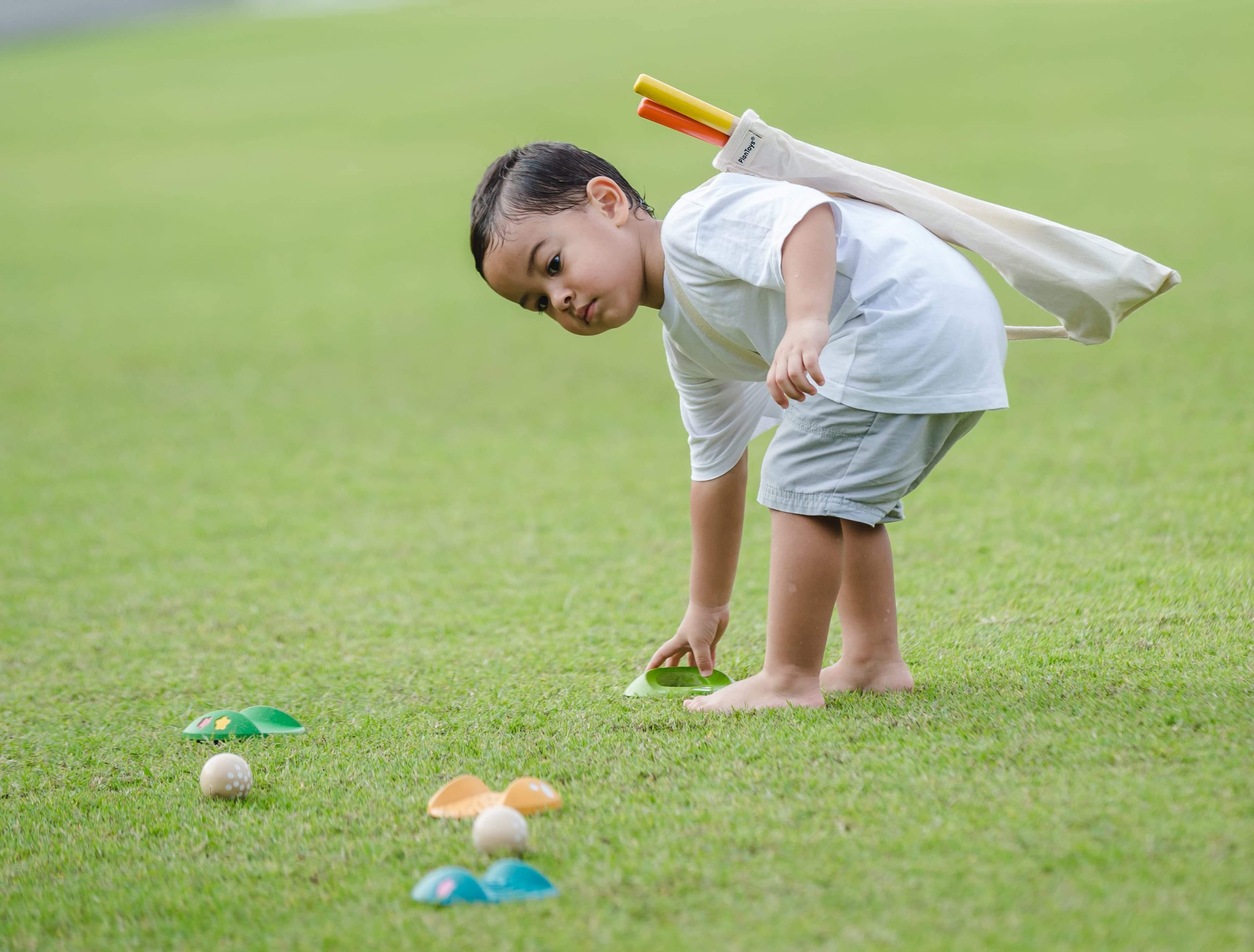 PlanToys - Mini Golf Set - Full Set - PlanToys - littleyoyo.ca