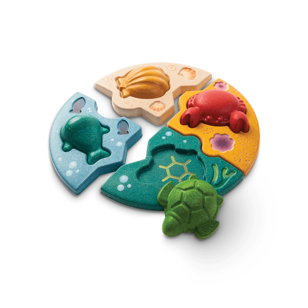 PlanToys - Marine Puzzle - PlanToys - littleyoyo.ca