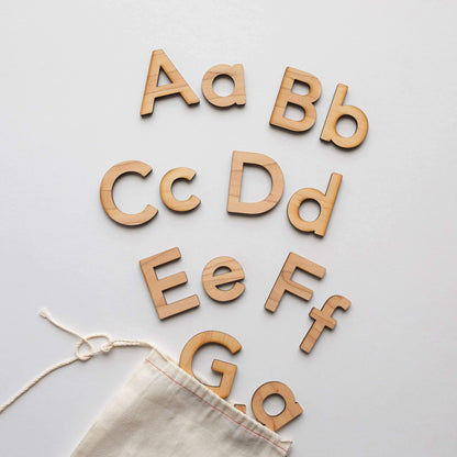 Gladfolk - Handcrafted Wooden Alphabet Set - Gladfolk - littleyoyo.ca